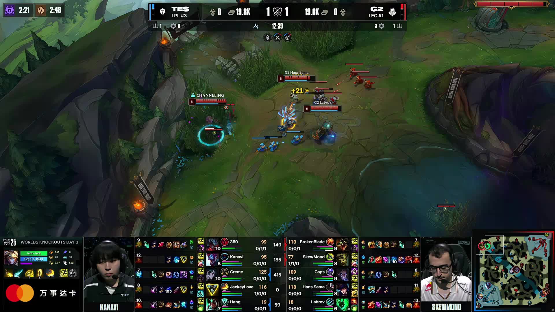 Kakao Viego 完全击败 Leyan ，Qianjue Xiaocaobao 变成了血泵， Puff 战队首先拿到了赛点